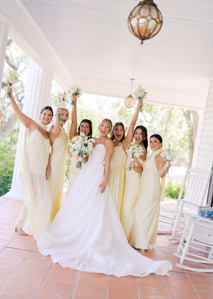 Bride getting ready on wedding morning at The Winfield Inn
