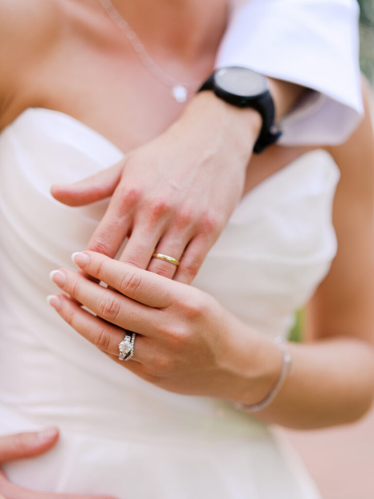 Whimsical yellow wedding photography at Austin garden venue
