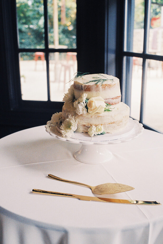 Candid moments from a November wedding at Springdale Station in Austin