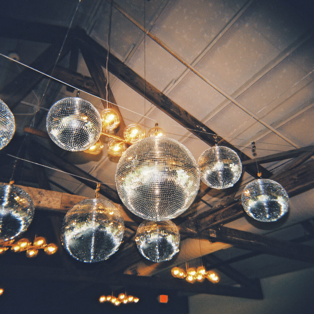 Candid moments from a November wedding at Springdale Station in Austin on film