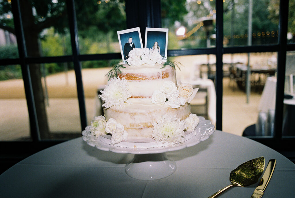 Candid moments from a November wedding at Springdale Station in Austin on film
