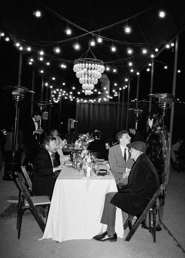 Candid moments from a November wedding at Springdale Station in Austin on film