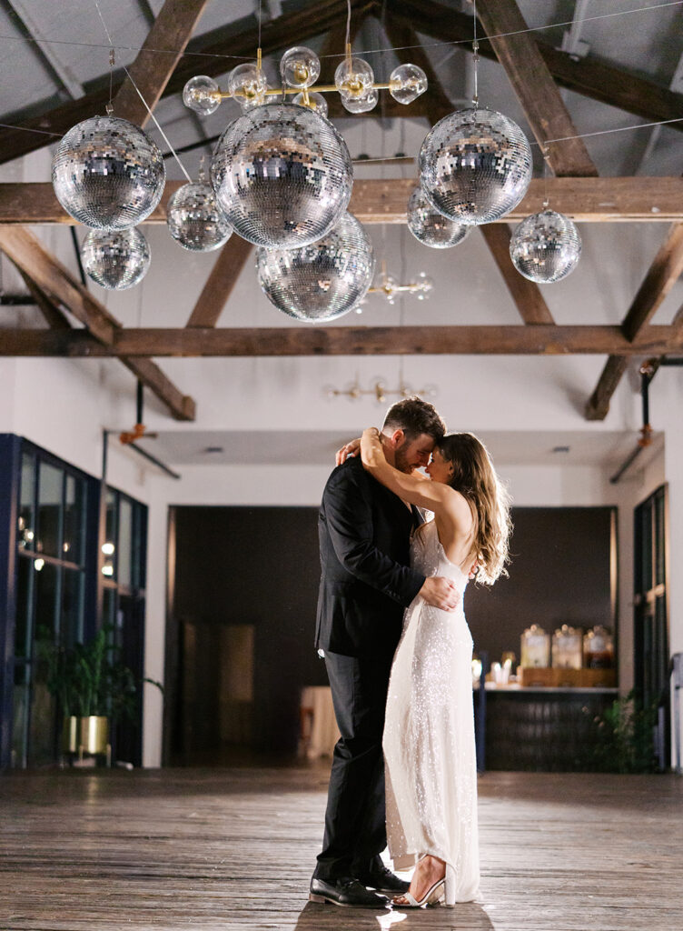 Intimate fall wedding at Springdale Station with friends and family