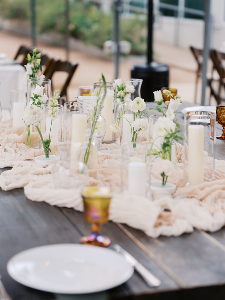 Candid moments from a November wedding at Springdale Station in Austin on film