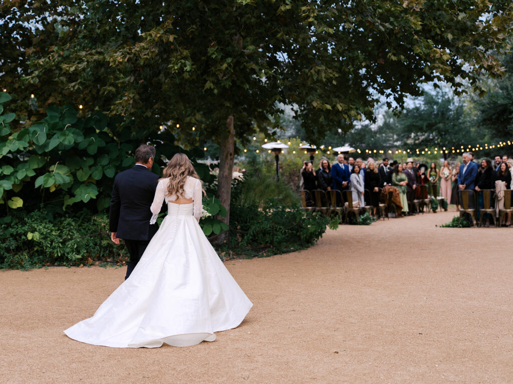 wedding party portrait outdoors at Springdale Station wedding venue