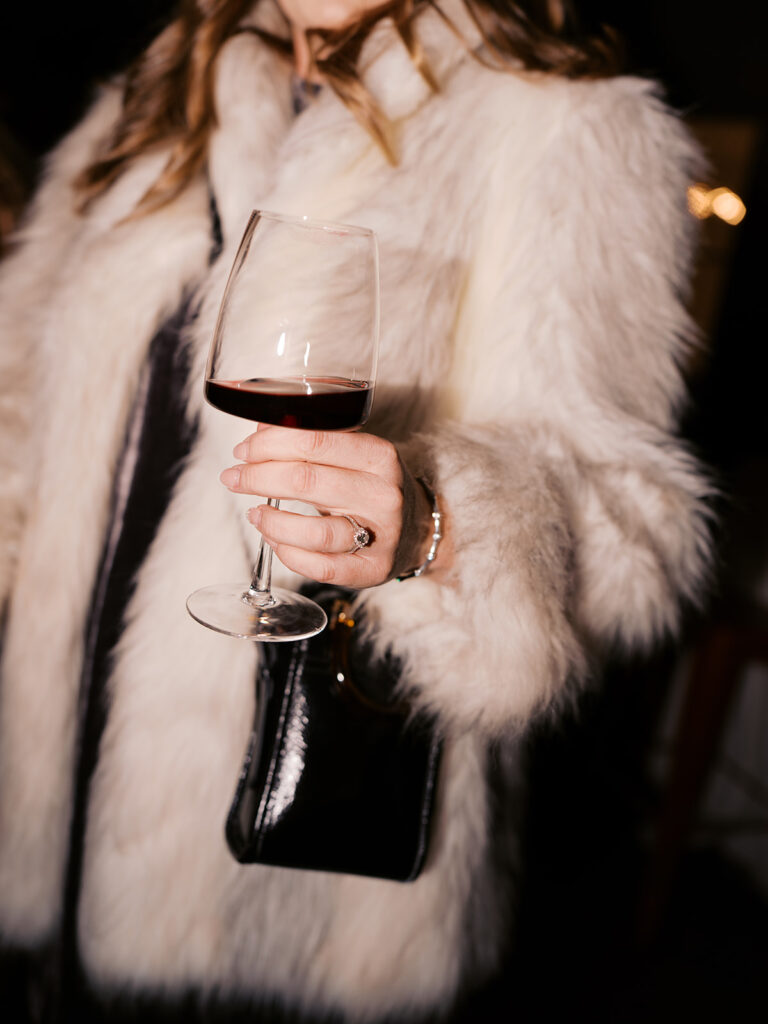 Candid moments from a November wedding at Springdale Station in Austin on film