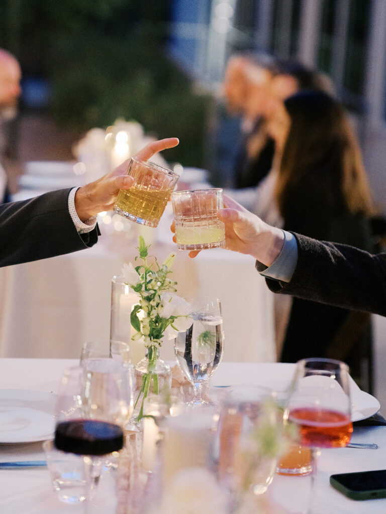 Candid moments from a November wedding at Springdale Station in Austin on film