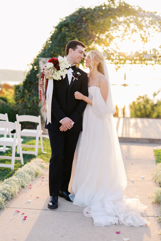 Austin wedding portraits captured on 35mm film