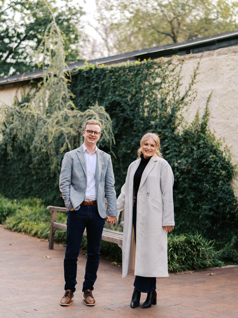 Engagement session at the Dallas Arboretum and Botanical Garden