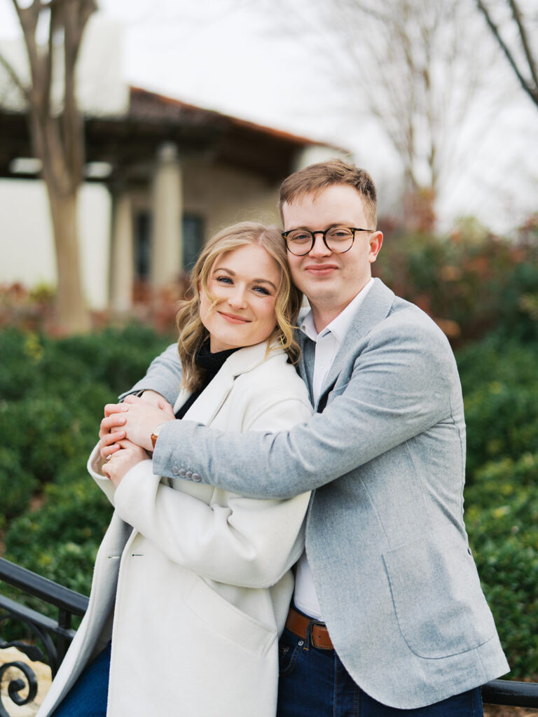 Timeless engagement photos captured on film in Dallas, Texas