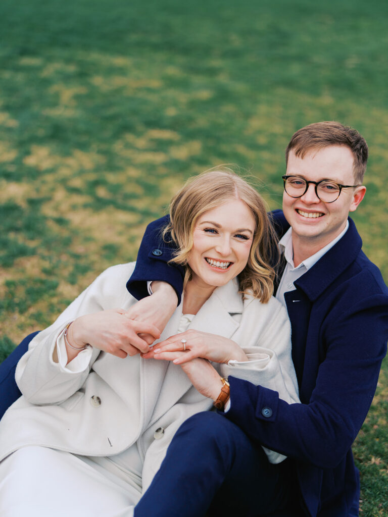 Timeless engagement photos captured on film in Dallas, Texas