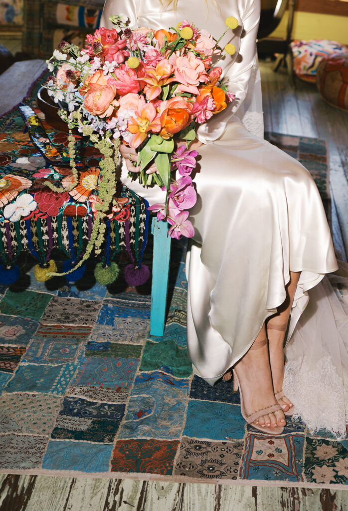 Vibrant Round Top wedding at Rancho Pillow in Texas