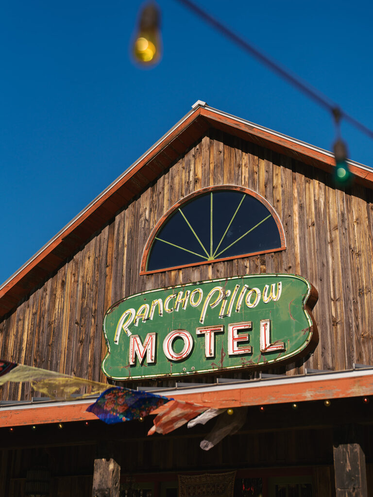 Outdoor Texas wedding photographed with film photography