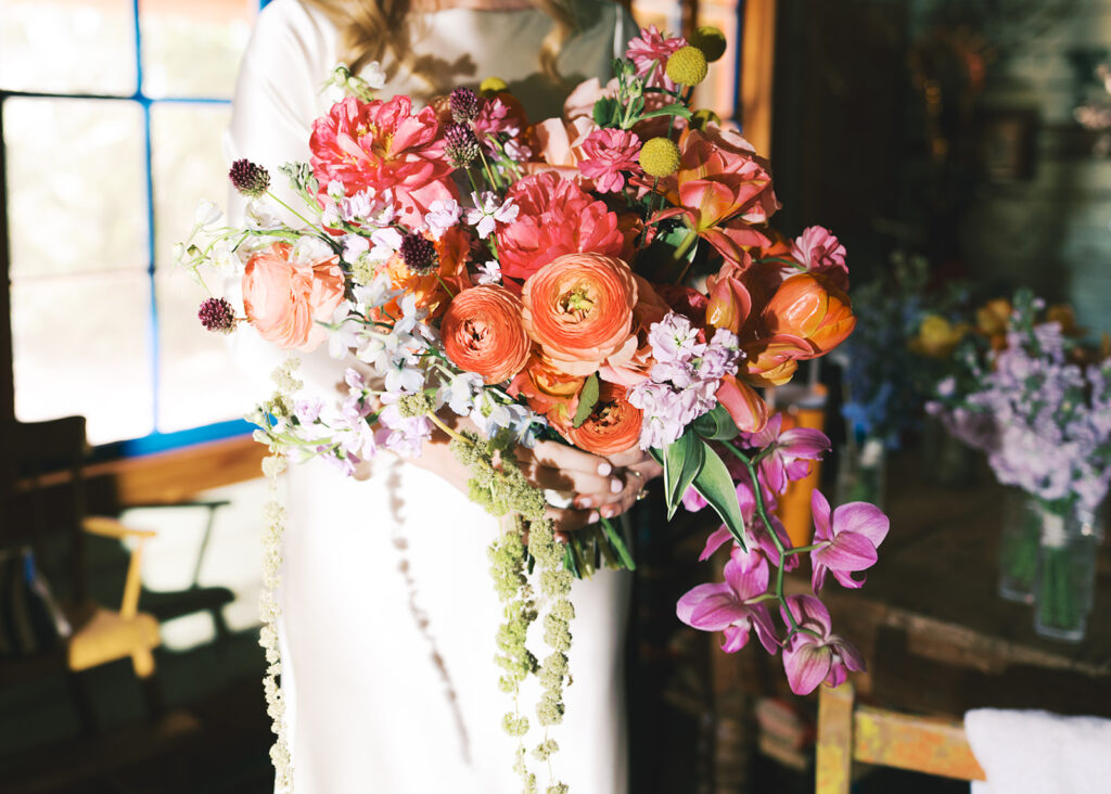 Wedding details photographed on film at Rancho Pillow