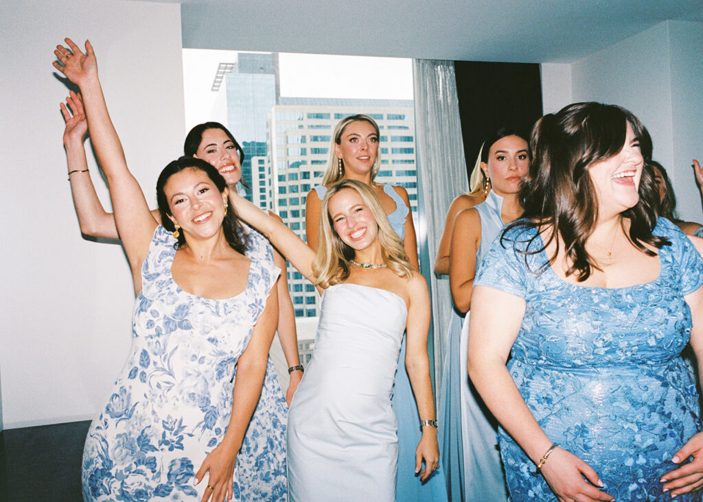 Editorial style wedding film photography in Austin, Texas