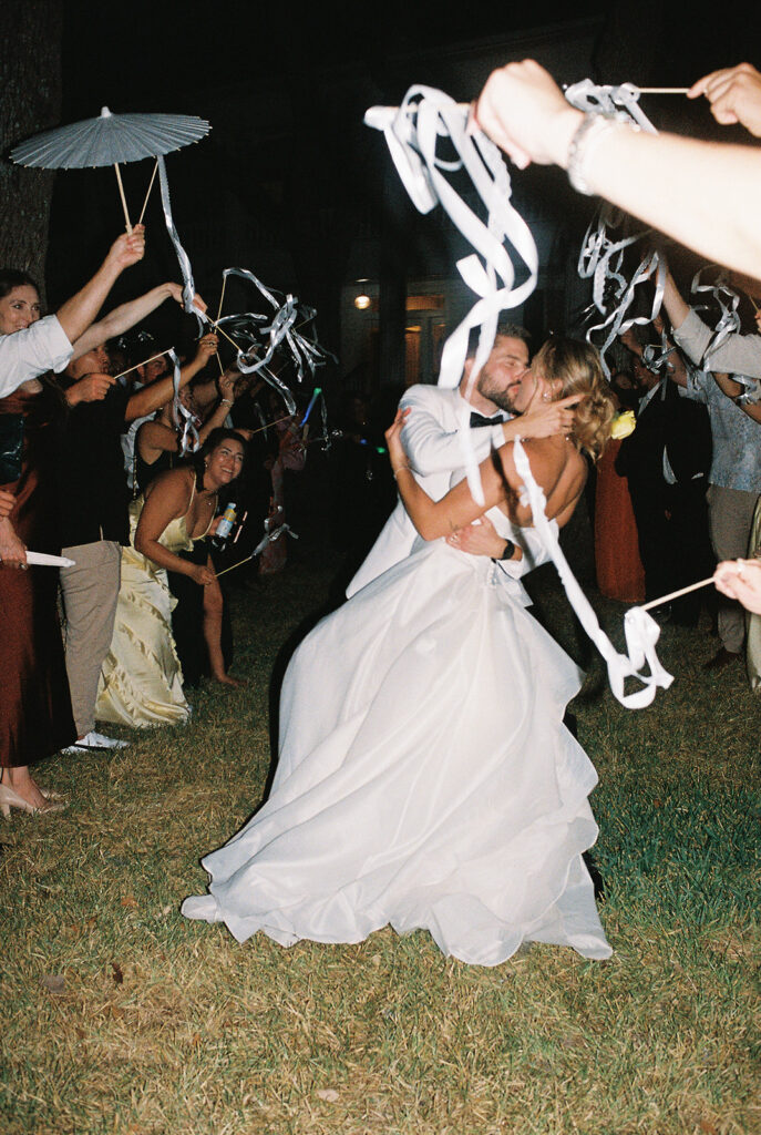 Editorial style wedding film photography in Austin, Texas