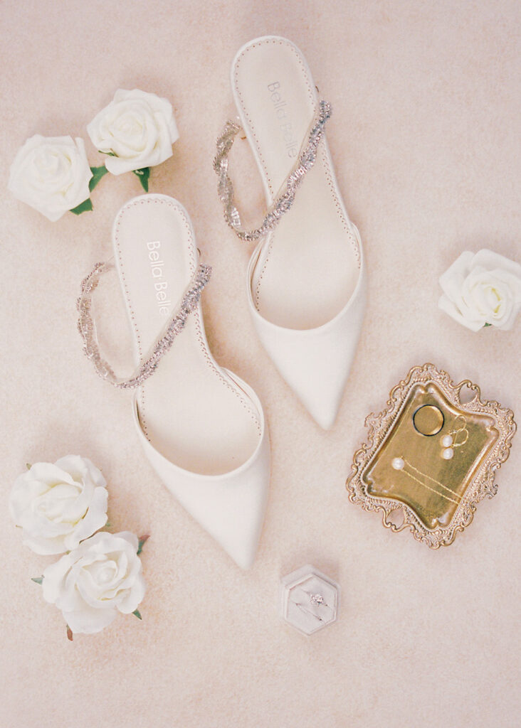 Romantic Austin wedding captured on 35mm film