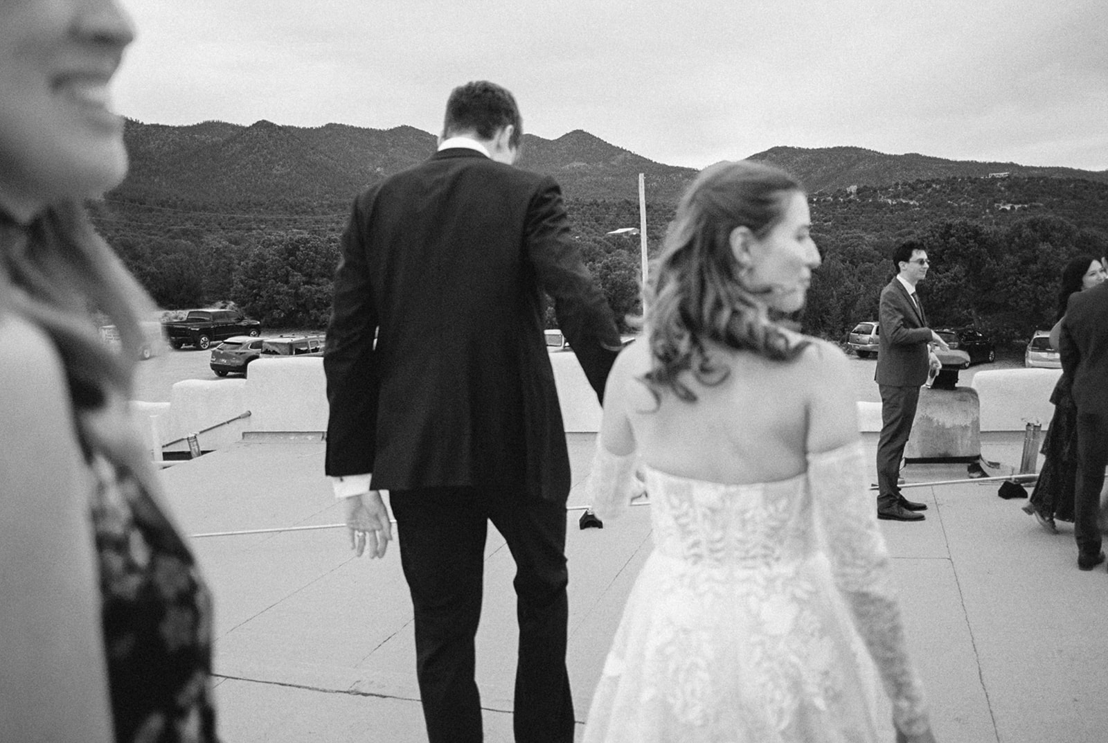 Romantic Austin wedding captured on 35mm film