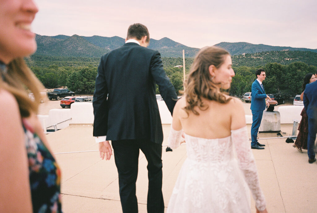 Romantic Austin wedding captured on 35mm film