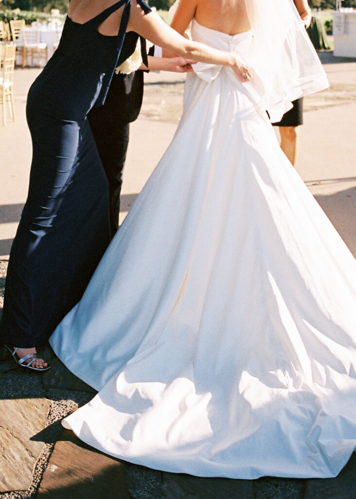 Romantic Austin wedding captured on 35mm film