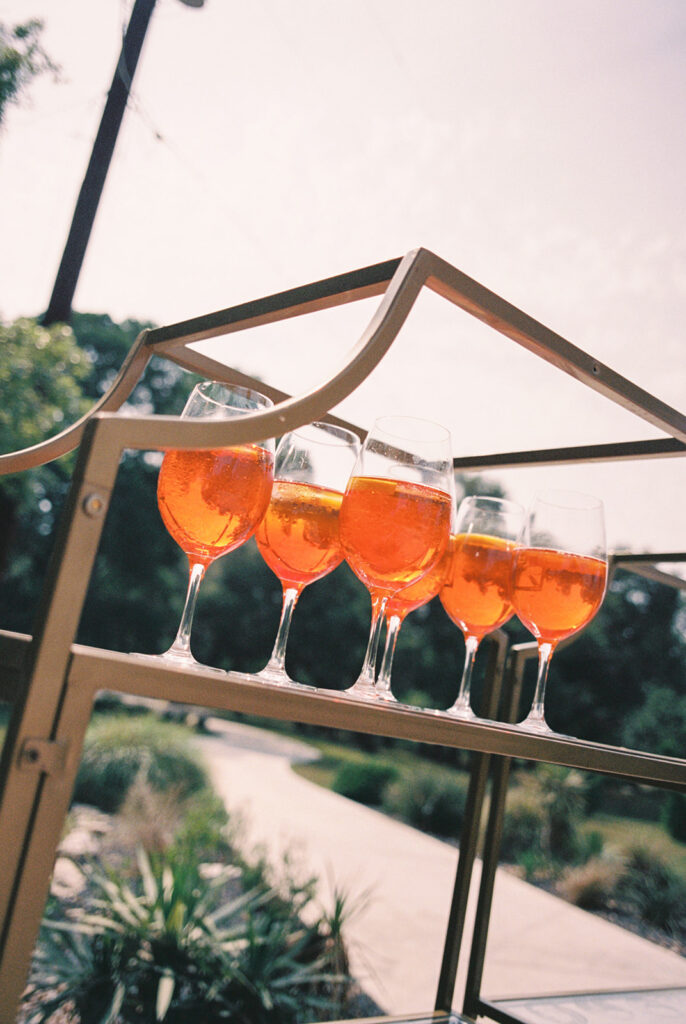 Wedding day details photographed on film in Austin, Texas