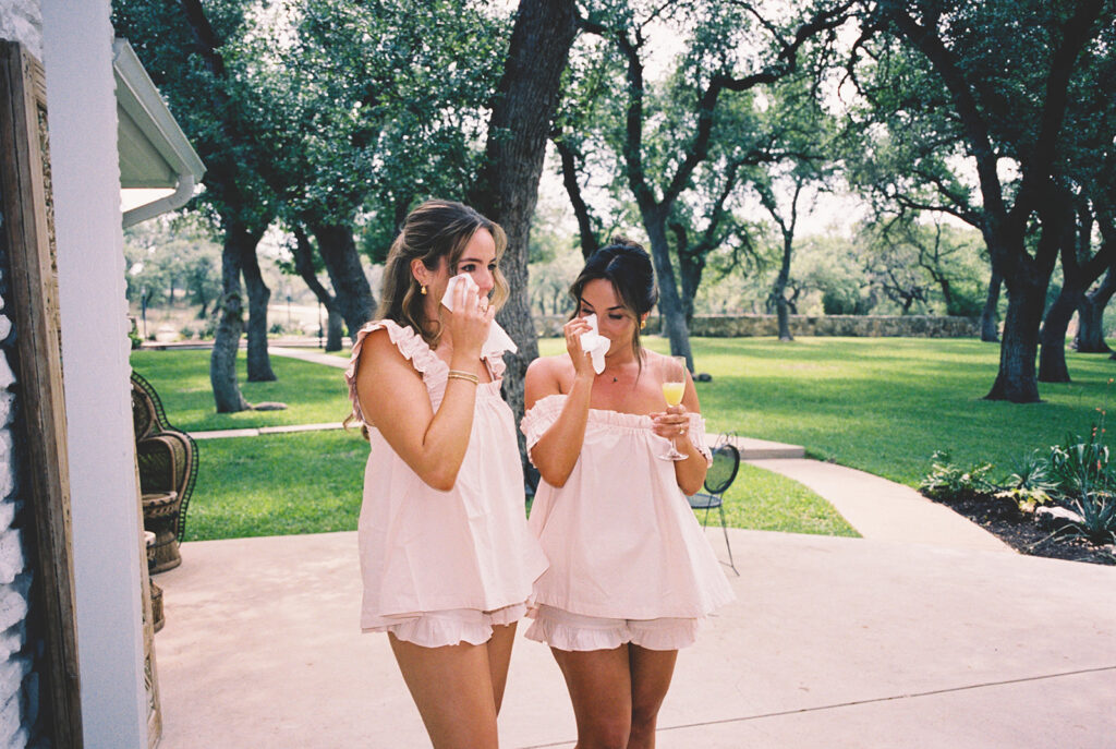 Wedding day details photographed on film in Austin, Texas