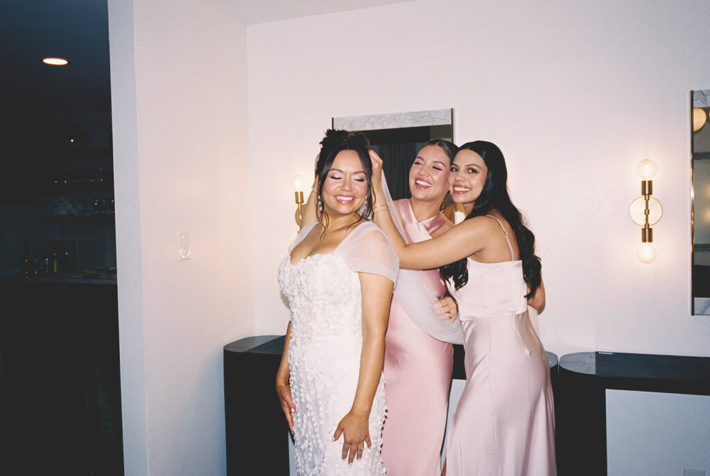 Wedding day details photographed on film in Austin, Texas