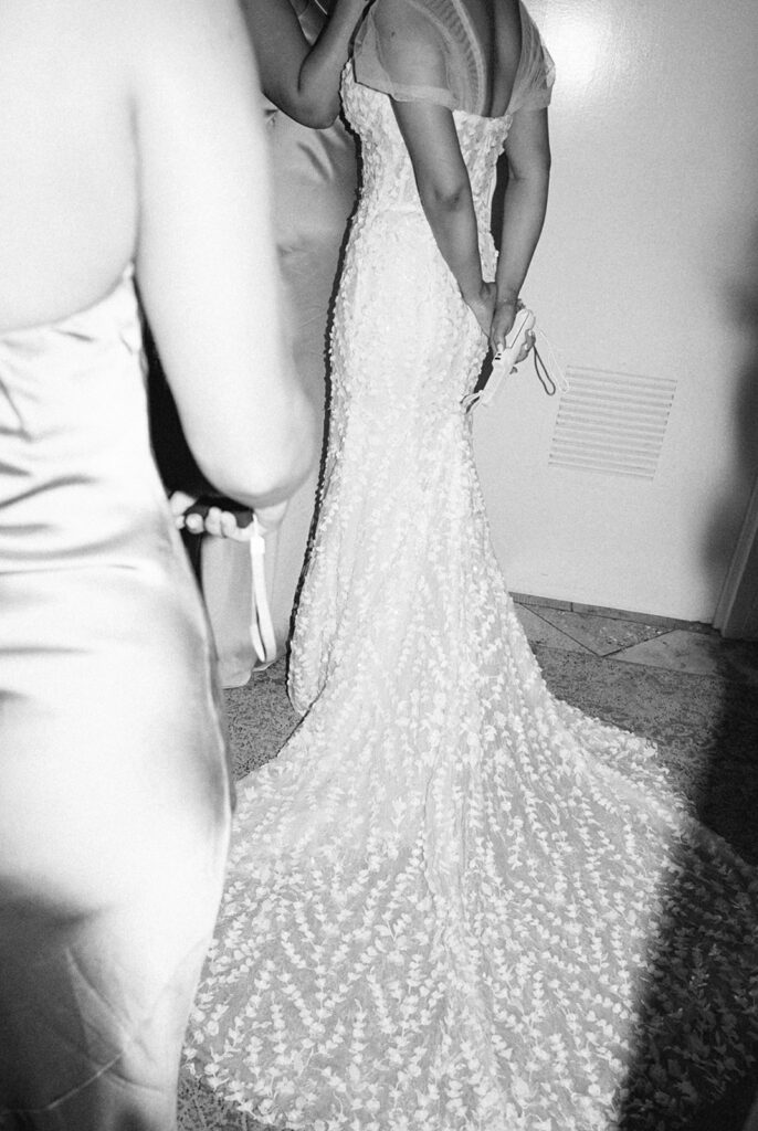 Wedding day details photographed on film in Austin, Texas