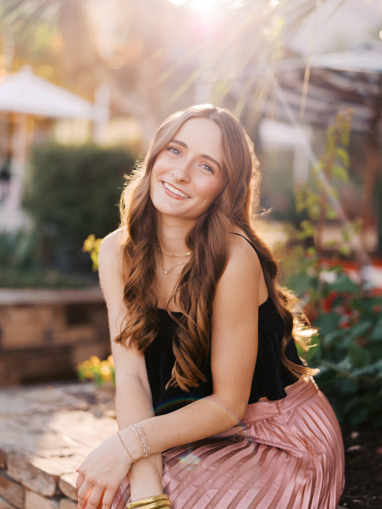 Sunny Austin senior photos captured on film at South Congress