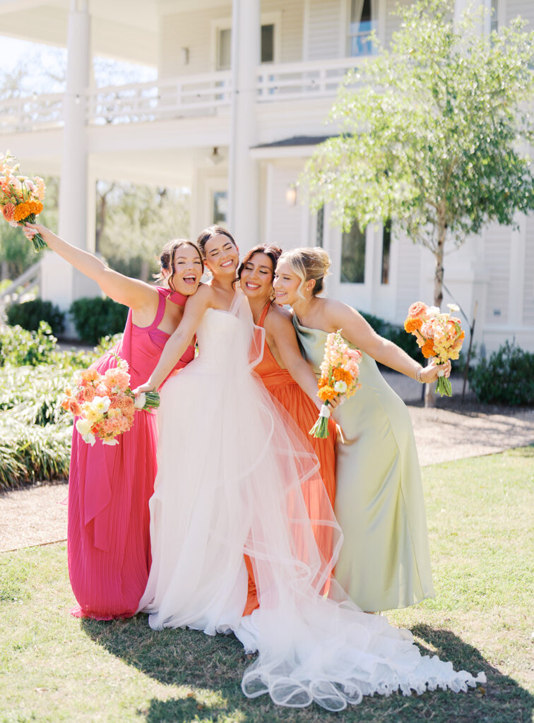 Colorful wedding at The Grand Lady Austin in Austin, Texas