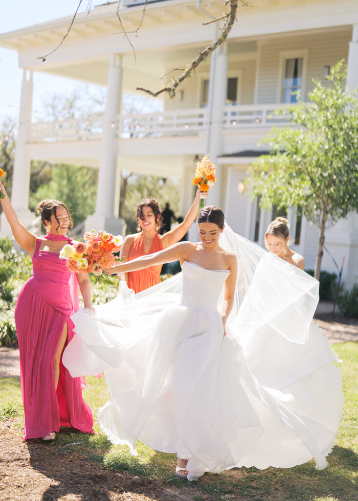 Colorful wedding at The Grand Lady Austin in Austin, Texas