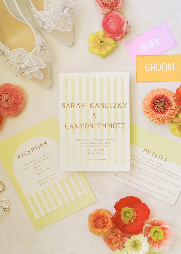 Colorful wedding at The Grand Lady Austin in Austin, Texas