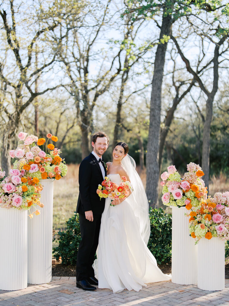 Colorful wedding at The Grand Lady Austin in Austin, Texas