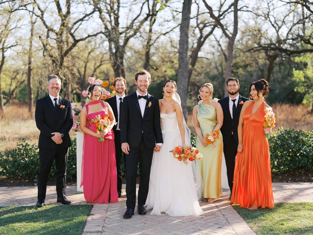 Colorful wedding at The Grand Lady Austin in Austin, Texas