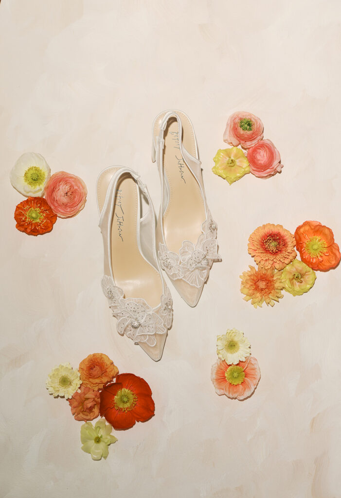 Outdoor wedding ceremony at The Grand Lady wedding venue in Austin TX