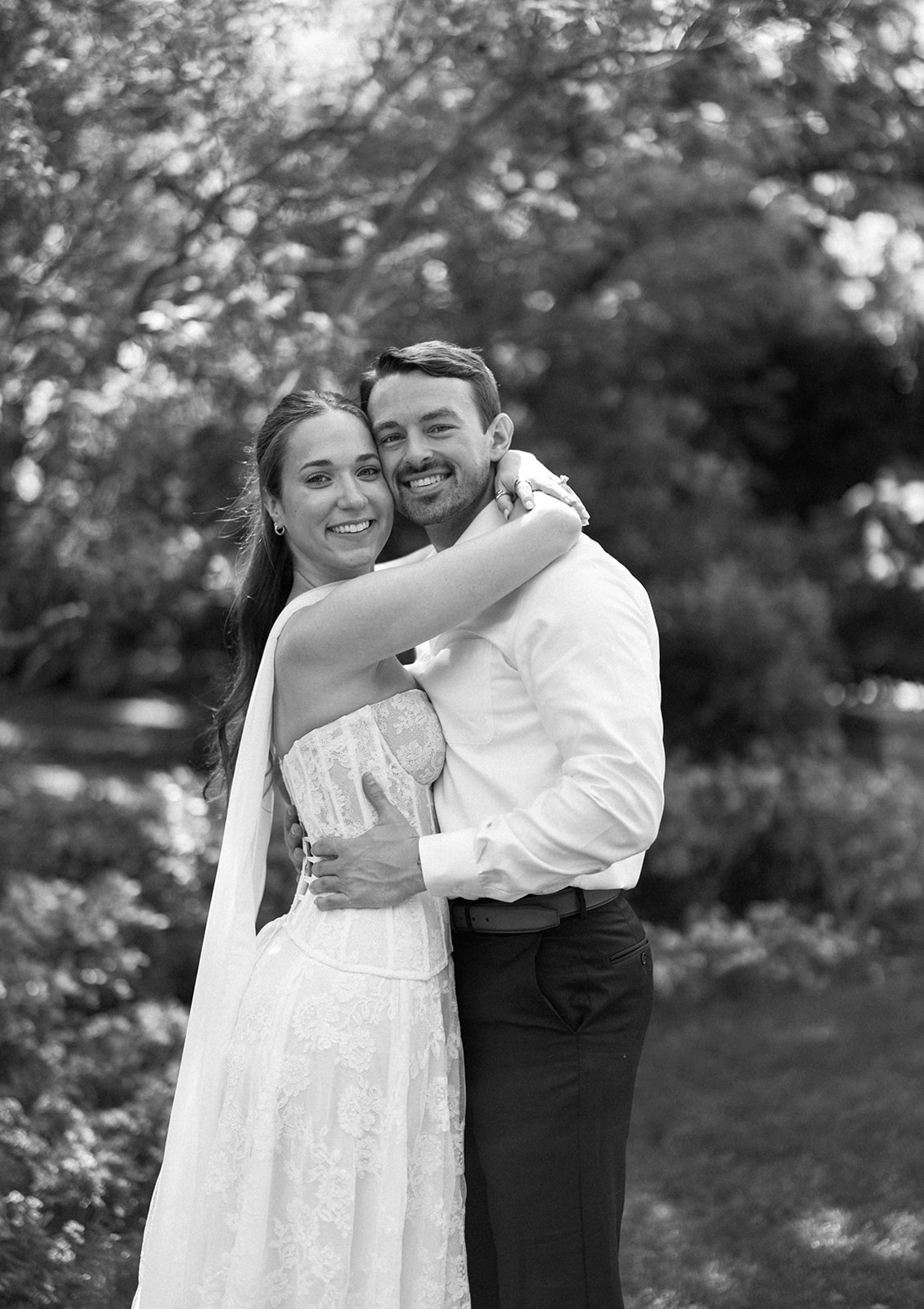 Film engagement portraits at the Dallas Arboretum surrounded by vibrant spring florals