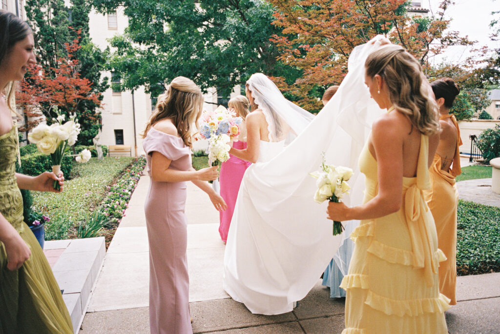 Vibrant Fort Worth Zoo wedding photos captured on film