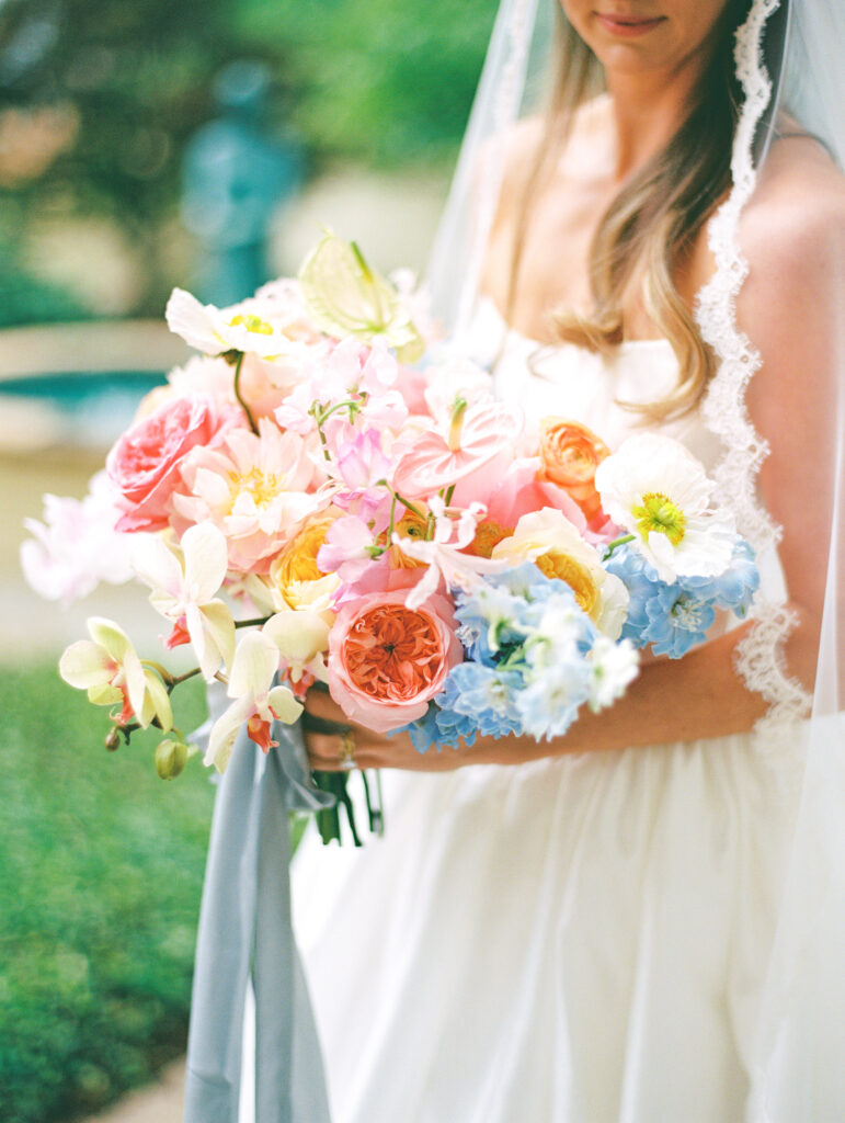 Vibrant Fort Worth Zoo wedding photos captured on film