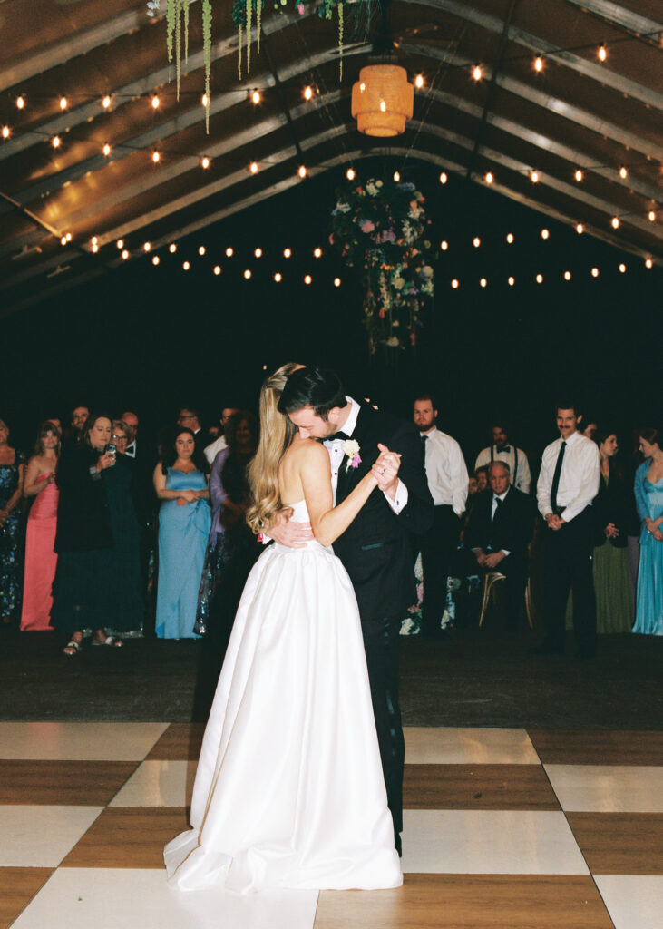 Colorful wedding at the Fort Worth Zoo with elegant floral design