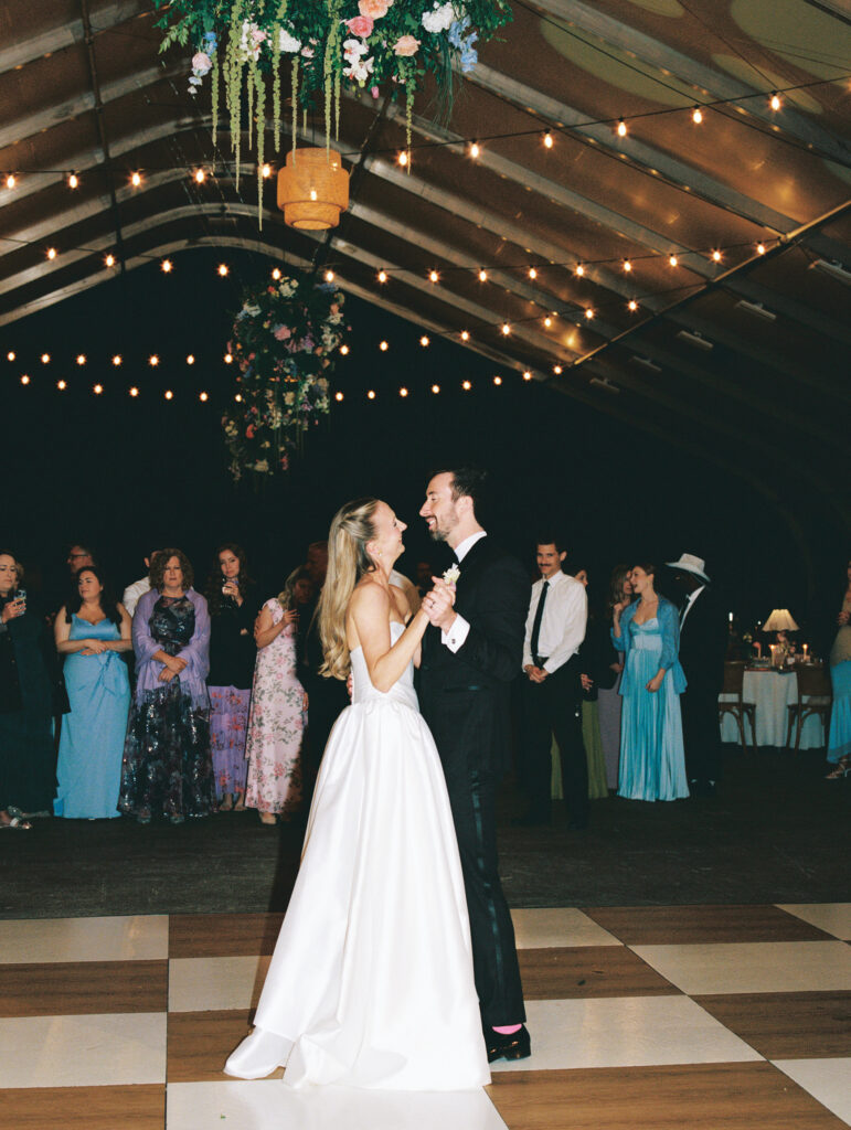 Colorful wedding at the Fort Worth Zoo with elegant floral design