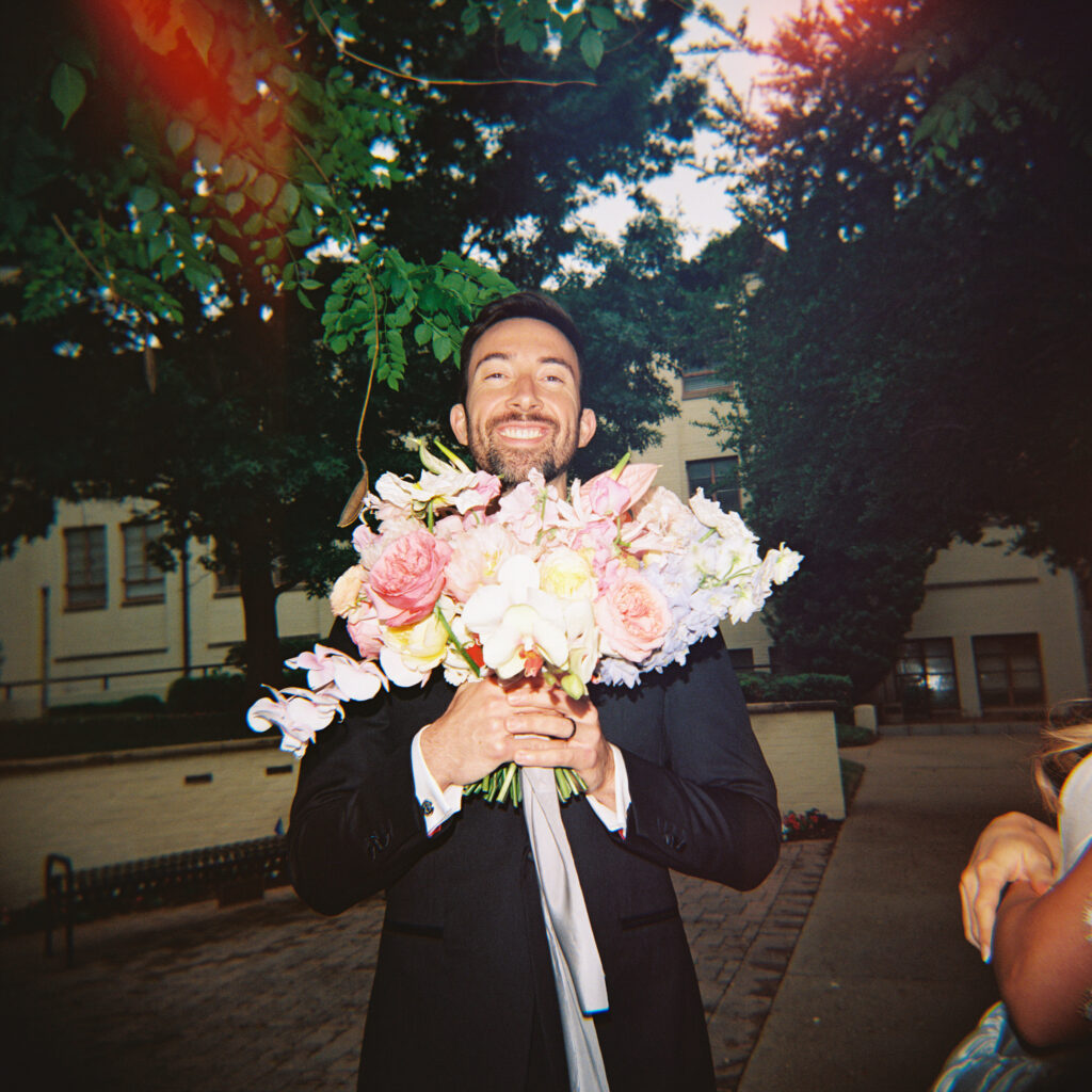 Film wedding photography at the Fort Worth Zoo in Texas