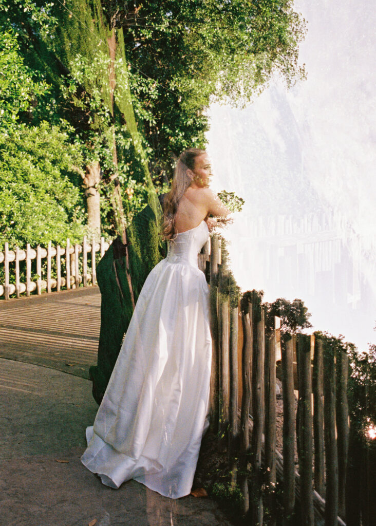 Vibrant Fort Worth Zoo wedding photos captured on film