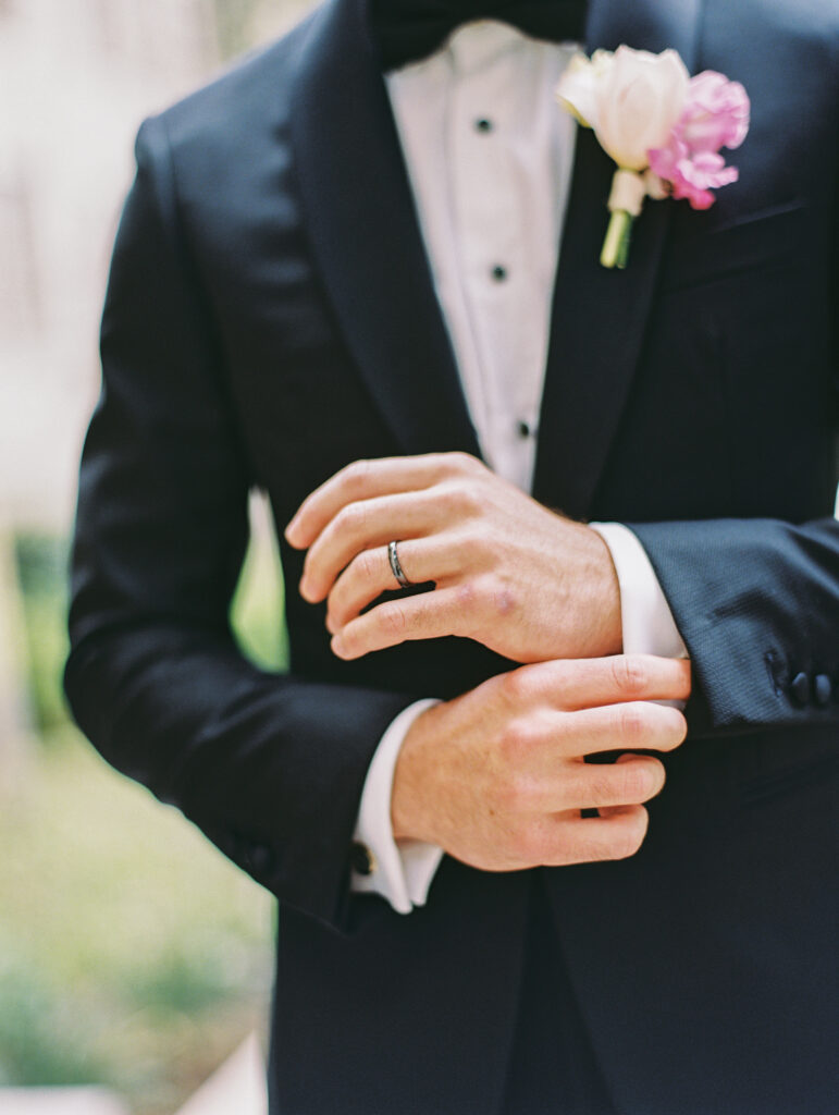 Joyful Fort Worth Zoo wedding with colorful flowers and glowing light