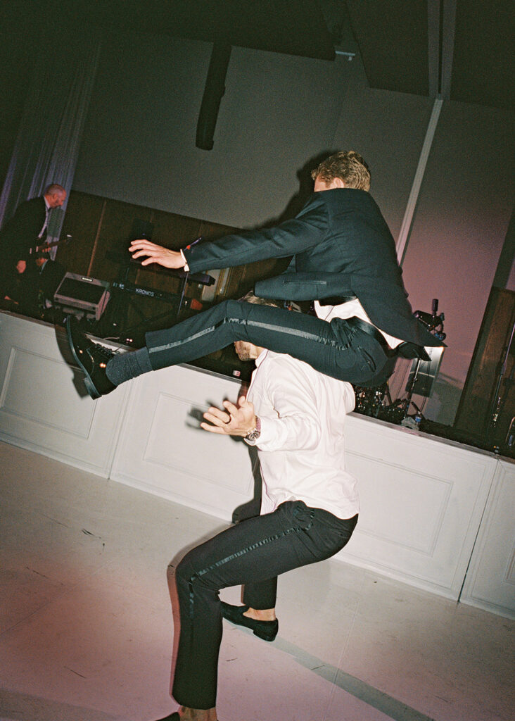 Guests celebrating during an elegant Horseshoe Bay Resort wedding reception filled with joyful dancing, heartfelt moments, and warm Texas hospitality