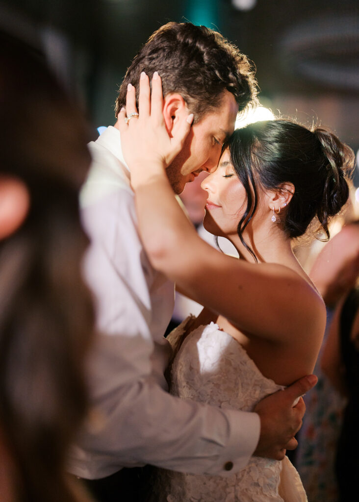 Guests celebrating during an elegant Horseshoe Bay Resort wedding reception filled with joyful dancing, heartfelt moments, and warm Texas hospitality